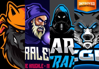I will design your twitch, gaming, esports,  sports mascot logo