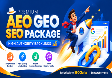 Google AI SEO Package - Smart AEO,  GEO & 3-Tier Link Pyramid for Google & AI Search Visibility