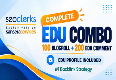 The Link Builder's Combo EDU Blogroll + EDU Comments + Profile