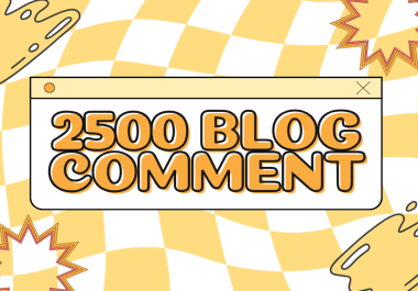 I will create 2500 SEO blog comments backlinks manually for ranking boost