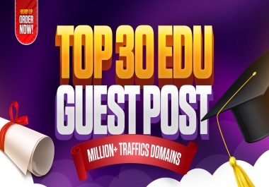Premium EDU Guest Posts - High DA/DR Backlinks on Million+ Traffic Domains