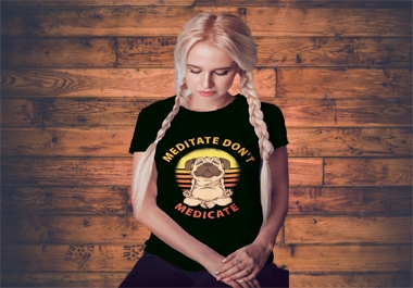 I will make t shirt designs for POD business