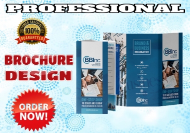 I will design a custom trifold or bifold brochure for you