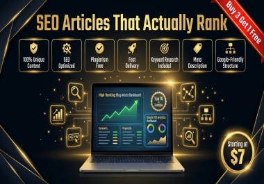 I will write 950-1200 words TRENDING SEO article with FREE keyword research