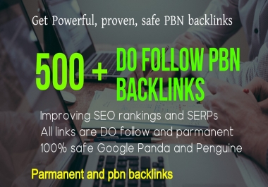 GET 500+ Dofollow highquality PBN backlinks High DA PA TC TF
