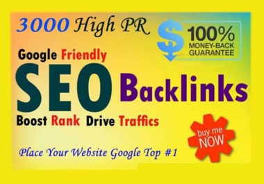 Build 1000 Backlinks all dofollow high quality backlinks