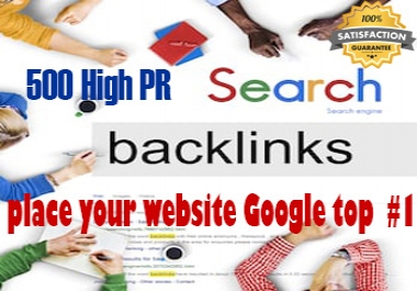 I will do 500 do- follow High PR4-PR7 Backlinks