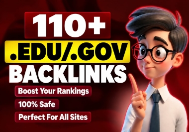 110 High Quality University EDU and GOV Backlinks for SEO