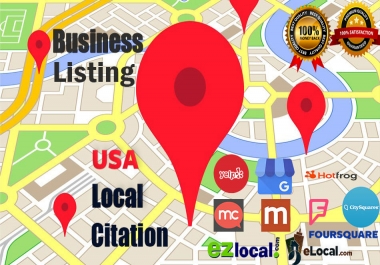 I will do top 100 USA local citations for local seo