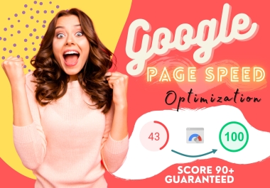 Wordpress speed optimization guarantee page speed 90,  Gtmetrix a plus