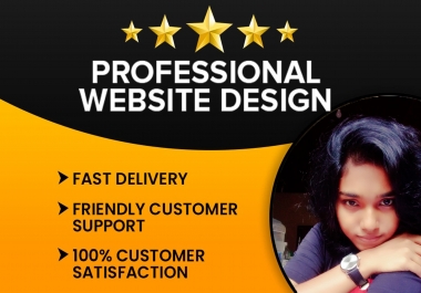 I will create a responsive and professional wordpress website