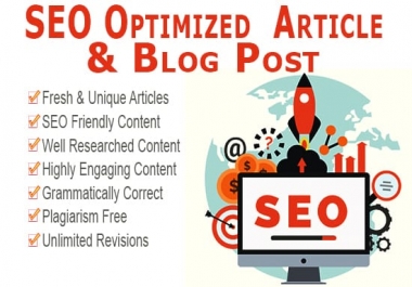 SEO optimized 800-1000 words long article website content