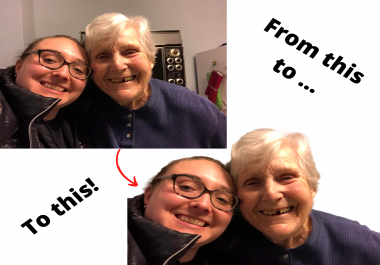 Remove image background through editing