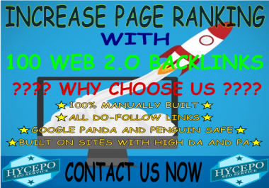 High Quality Web 2.0 Backlinks SEO