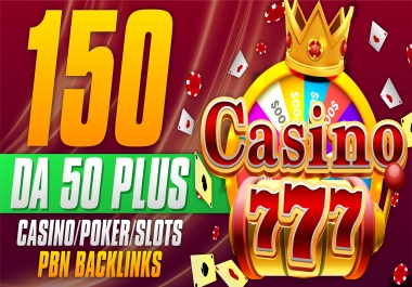 I Will Build High Quality Casino PBN Backlinks for SEO