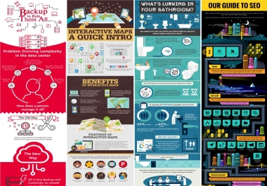 I will design creative premium infographic