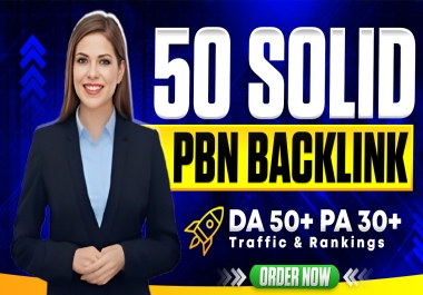 50 Powerful Homepage PBN Backlinks on High Authority Website With Dofollow SEO Contextual backlinks