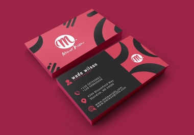I will make a creative business card design