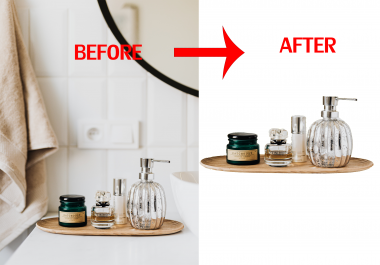 Remove Background of 5 product images lass than 24hr