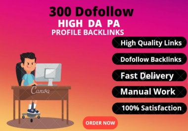 I will create 300 profile links for the ranking of your website