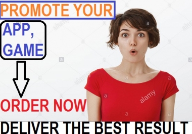I will do mobile app marketing and app promotion for mobile app or game