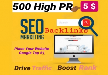 I will create 500 DO-follow High quality backlinks