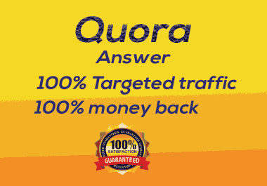 I Will Provide You High Quality 60 Quora Answer