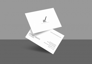 Minimal Business Card Design - Satisfaction Guaranteed