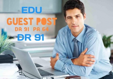 I will do guest post on my edu website DA 91 DR 91