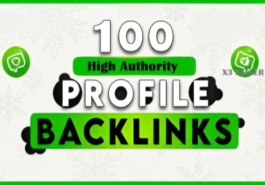 100+ high DA profile backlinks for SEO ranking boost
