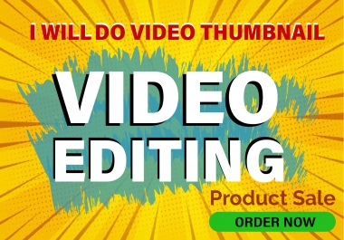I will do video thumbnail youtube thumbnail