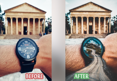I will photoshop edits,  remove background,  skin retouching