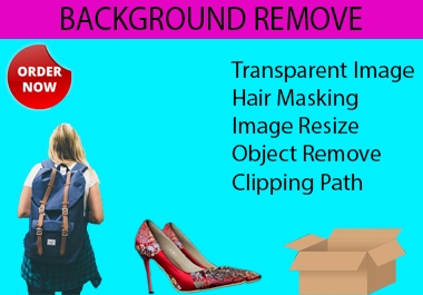 I will remove background any 5 image in 12 hour