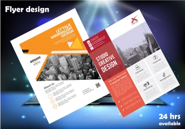 I will design a professional business flyer or brochure for you