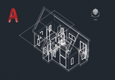 I do 2D/3D designing in AutoCAD,  also offering conversion of JPEG,  PDF house plan in CAD drawing