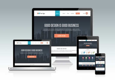 I will design a professional and responsive WordPress website