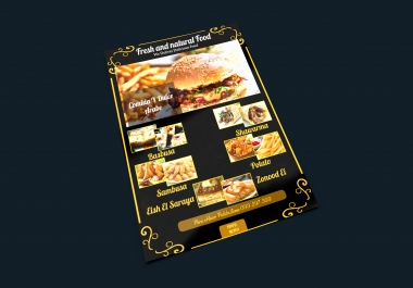 I will create beautiful flyers, posters, brochures and banner