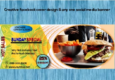 Creative Facebook Cover design & Social media banner