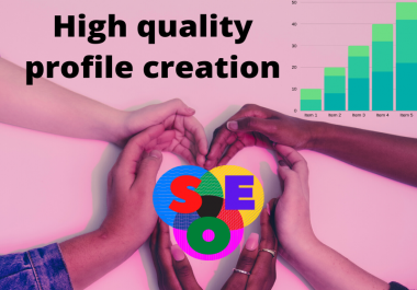 I will do 50 high quality profile creation backlinks/ Linkbuilding manually