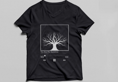I can give you a T-shirt design at a low price with unlimited revisions