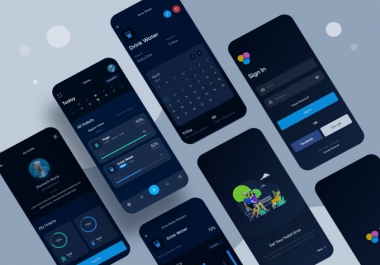 I will design creative,  mobile app ui ux for android and ios