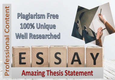 I will write a competitive essay for you.