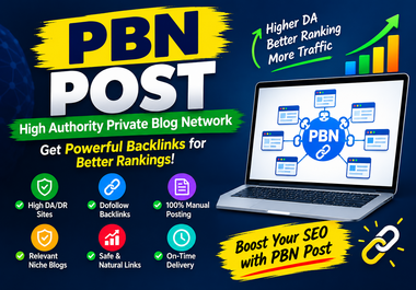 Build 100 Home Page Posts DA 60 Plus PBN Links