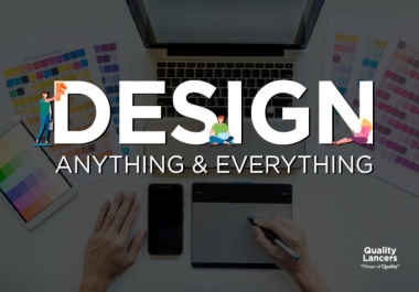 Create any graphic design for your brand or website