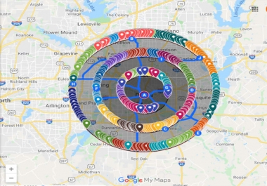 creat 500 google map citations
