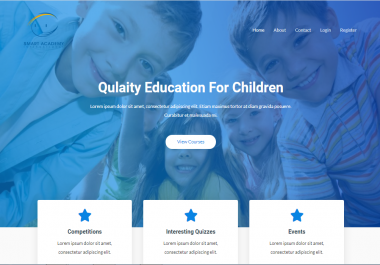 I will build LMS reponsive wordpress website
