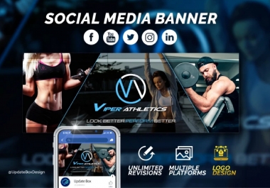 I will design 2 great youtube banner design