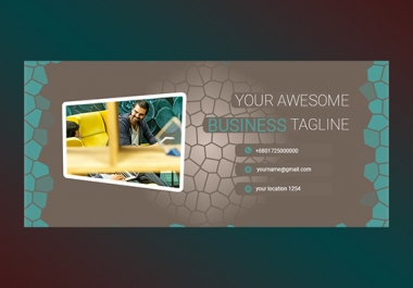 I will make professional facebook cover for you