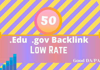 I will provide powerful website backlinks from edu gov sites