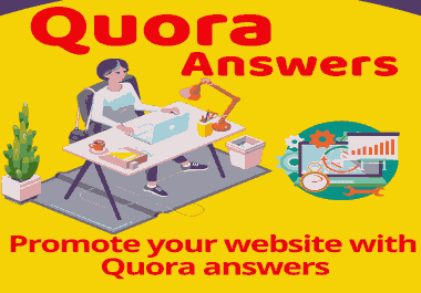 Promote Your Website Get Organic Traffic with 40 Unique Quora Answers Backlinks